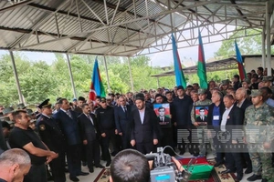В Имишли прошла церемония прощания с шехидом первой Карабахской войны - ФОТО